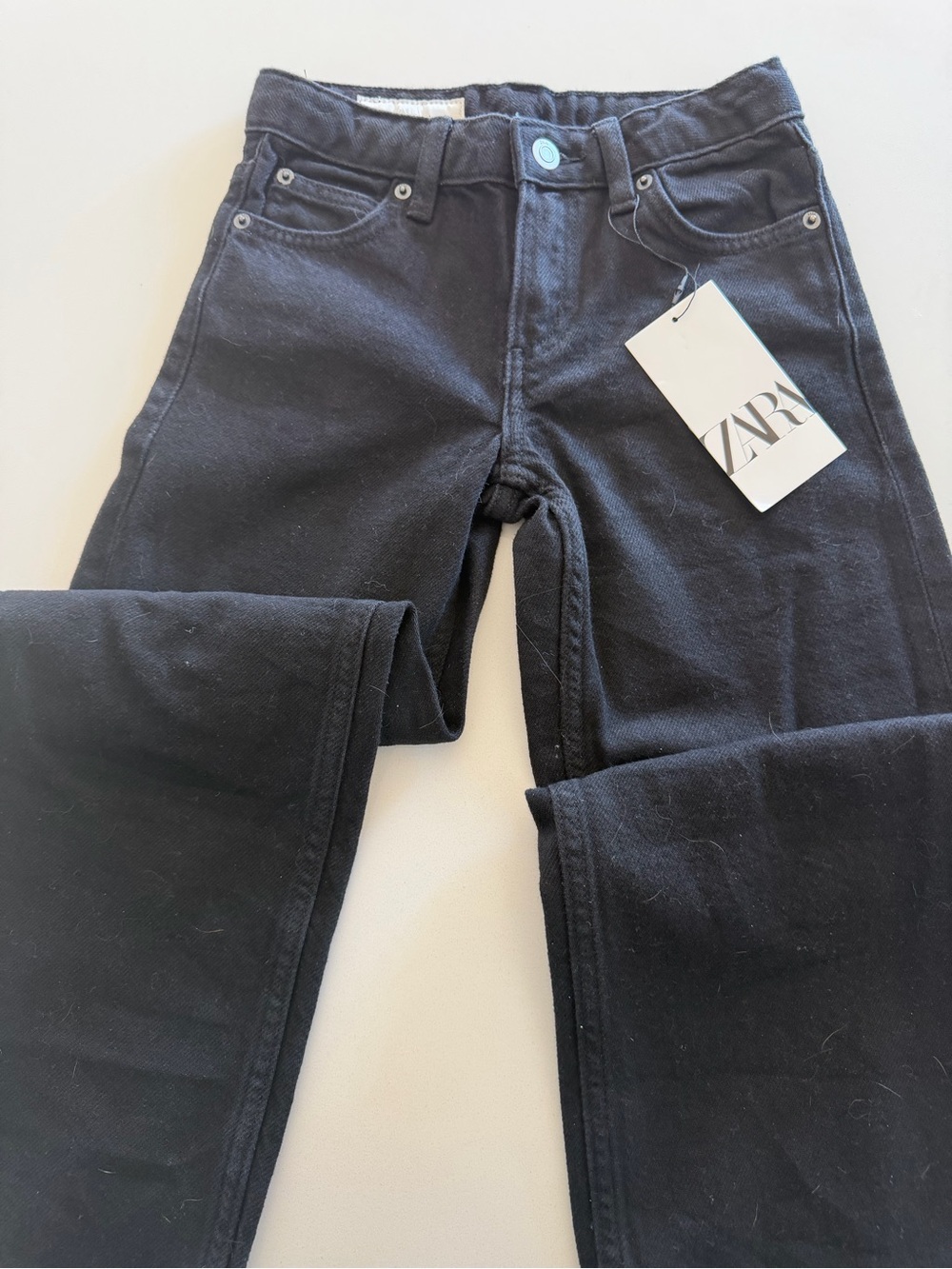 ZARA kids  Black Straight-Leg Jeans